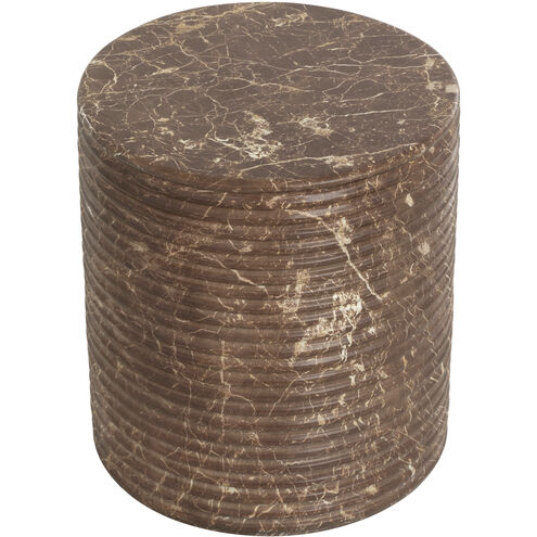 Riva 18.75 inch Brown Outdoor Stool